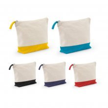 DAPHNE. Necessaire para cosm&eacute;ticos 100% algod&atilde;o (340 g/m&sup2;) bicolor