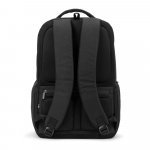 COPENHAGEN. Mochila em twill reciclado resistente &agrave; &aacute;gua com dois bolsos frontais de grande dimens&atilde;o (17.3") - Preto