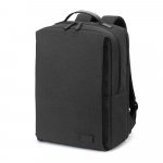 GLASGOW. Mochila para notebook (17.3") em poli&eacute;ster reciclado de alta densidade 600D (20L) - Cinza escuro