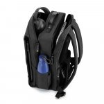 GLASGOW. Mochila para notebook (17.3") em poli&eacute;ster reciclado de alta densidade 600D (20L) - Cinza escuro