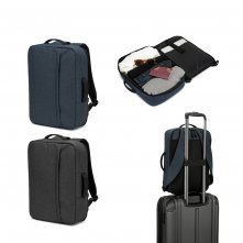 NIAMEY. Mochila para notebook 15.6" em poliéster reciclado 300D de alta densidade 15 L