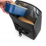 AZORES COOLER. Bolsa t&eacute;rmica "roll top" em PU, com isolamento em PEVA (7L) - Preto