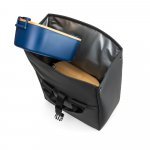 AZORES COOLER. Bolsa t&eacute;rmica "roll top" em PU, com isolamento em PEVA (7L) - Preto