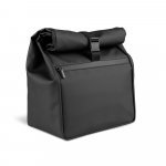 AZORES COOLER. Bolsa t&eacute;rmica "roll top" em PU, com isolamento em PEVA (7L) - Preto