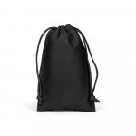 GIFT BAG S. Sacola pequena em non-woven (60 g/m&sup2;) termo-selada - Preto