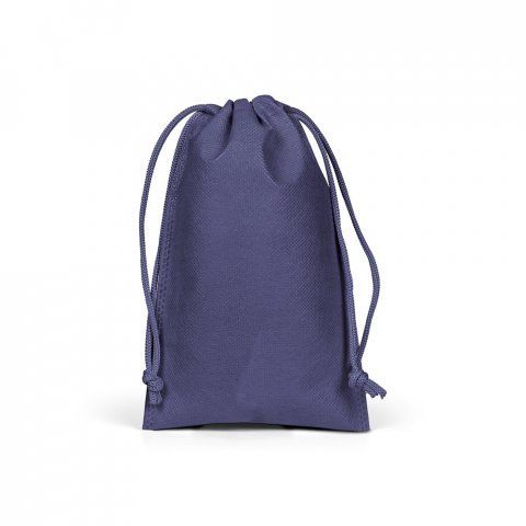 GIFT BAG S. Sacola pequena em non-woven (60 g/m&sup2;) termo-selada - Azul