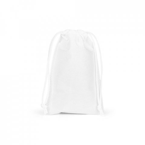 GIFT BAG S. Sacola pequena em non-woven (60 g/m&sup2;) termo-selada - Branco