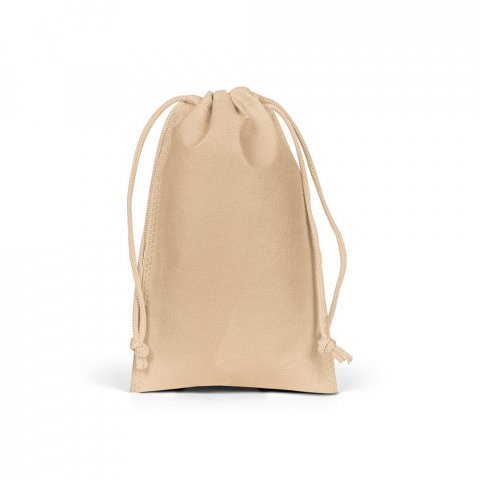 GIFT BAG S. Sacola pequena em non-woven (60 g/m&sup2;) termo-selada - Marron claro