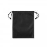 GIFT BAG M. Sacola m&eacute;dia em non-woven (60 g/m&sup2;) termo-selada - Preto