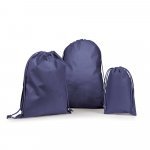 GIFT BAG M. Sacola m&eacute;dia em non-woven (60 g/m&sup2;) termo-selada - Azul