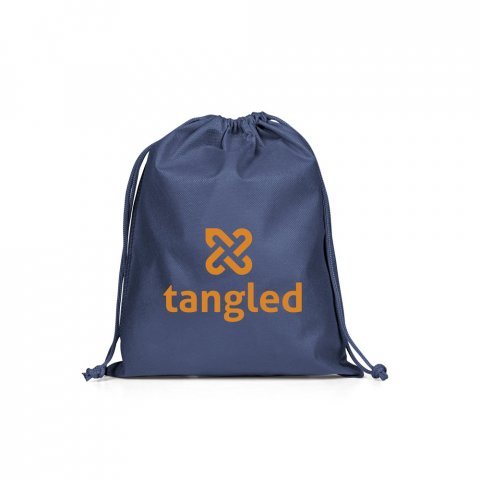 GIFT BAG M. Sacola m&eacute;dia em non-woven (60 g/m&sup2;) termo-selada - Azul
