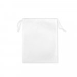 GIFT BAG M. Sacola m&eacute;dia em non-woven (60 g/m&sup2;) termo-selada - Branco