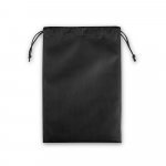 GIFT BAG L. Sacola grande em non-woven (60 g/m&sup2;) termo-selada - Preto
