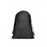 GIFT BAG L. Sacola grande em non-woven (60 g/m&sup2;) termo-selada - Preto