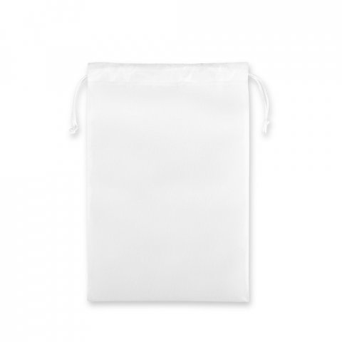 GIFT BAG L. Sacola grande em non-woven (60 g/m&sup2;) termo-selada - Branco