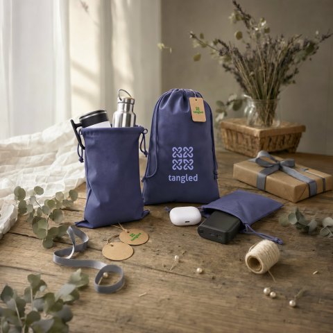GIFT BAG L. Sacola grande em non-woven (60 g/m&sup2;) termo-selada