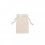 GIFTWRAP S. Sacola pequena 100% algod&atilde;o (120 g/m&sup2;) - Natural claro