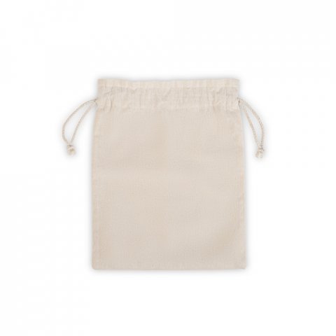 GIFTWRAP M. Sacola m&eacute;dia 100% algod&atilde;o (120 g/m&sup2;) - Natural claro