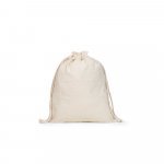 GIFTWRAP M. Sacola m&eacute;dia 100% algod&atilde;o (120 g/m&sup2;) - Natural claro