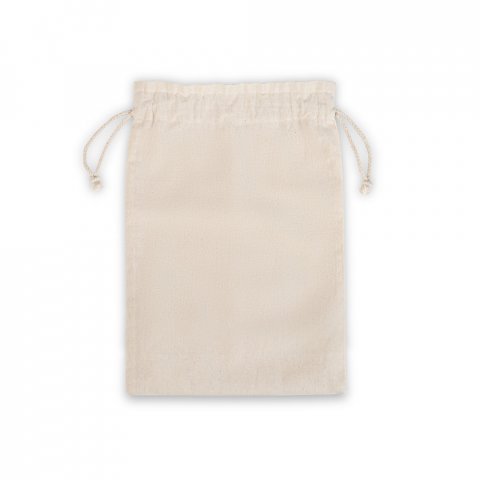 GIFTWRAP L. Sacola grande 100% algod&atilde;o (120 g/m&sup2;) - Natural claro