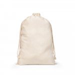 GIFTWRAP L. Sacola grande 100% algod&atilde;o (120 g/m&sup2;) - Natural claro