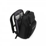 WILMINGTON. Mochila para notebook (17.3") com compartimento para organizar e transportar roupas em viagens (24L) - Preto