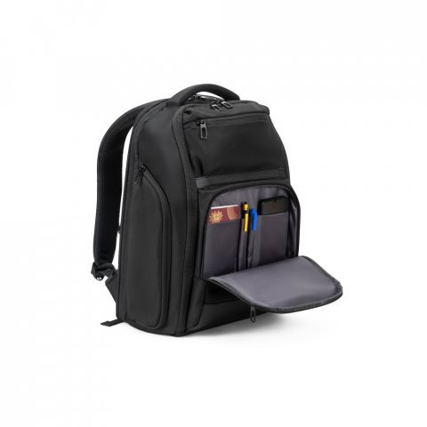 WILMINGTON. Mochila para notebook (17.3") com compartimento para organizar e transportar roupas em viagens (24L) - Preto