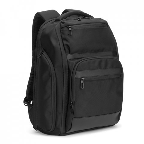 WILMINGTON. Mochila para notebook (17.3") com compartimento para organizar e transportar roupas em viagens (24L) - Preto