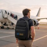 WILMINGTON. Mochila para notebook (17.3") com compartimento para organizar e transportar roupas em viagens (24L)