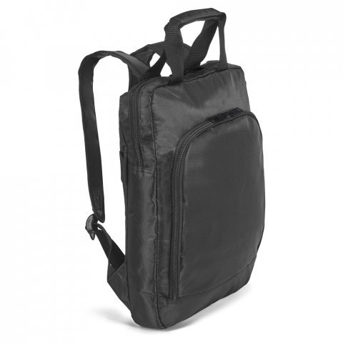 ROCCO. Mochila para notebook at&eacute; 15' em 840D - Preto