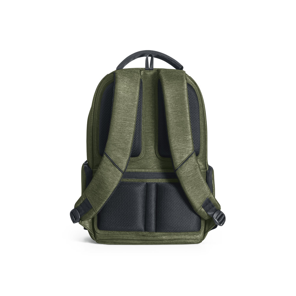 BOSTON. Mochila para notebook (17'') em Nylon 2Tone impermeável com dois compartimentos forrados e almofadados (20 L) corporativo