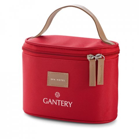 CROWE. Bolsa de cosm&eacute;ticos - Vermelho