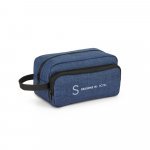 KEVIN. Bolsa de cosm&eacute;ticos pessoal em 300D - Azul