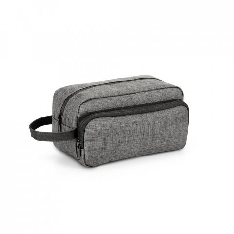KEVIN. Bolsa de cosm&eacute;ticos pessoal em 300D - Cinza