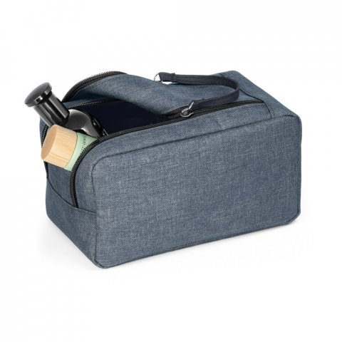 WAYNE. Bolsa de cosm&eacute;ticos em 600D - Azul
