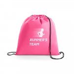 BOXP. Sacola tipo mochila em non-woven (80 g/m&sup2;) - Rosa