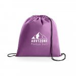 BOXP. Sacola tipo mochila em non-woven (80 g/m&sup2;) - Roxo