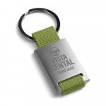 GRIPITCH. Chaveiros em metal e em webbing - Verde claro