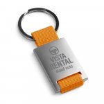 GRIPITCH. Chaveiros em metal e em webbing - Laranja