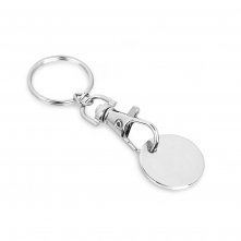 FIDO. Chaveiro em metal com formato de moeda