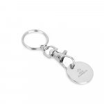 FIDO. Chaveiro em metal com formato de moeda