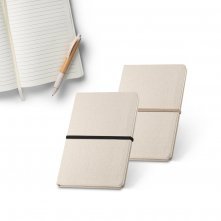 NERVAL. Caderno A5 de capa dura em linho (230 g/m&sup2;), com p&aacute;ginas pautadas