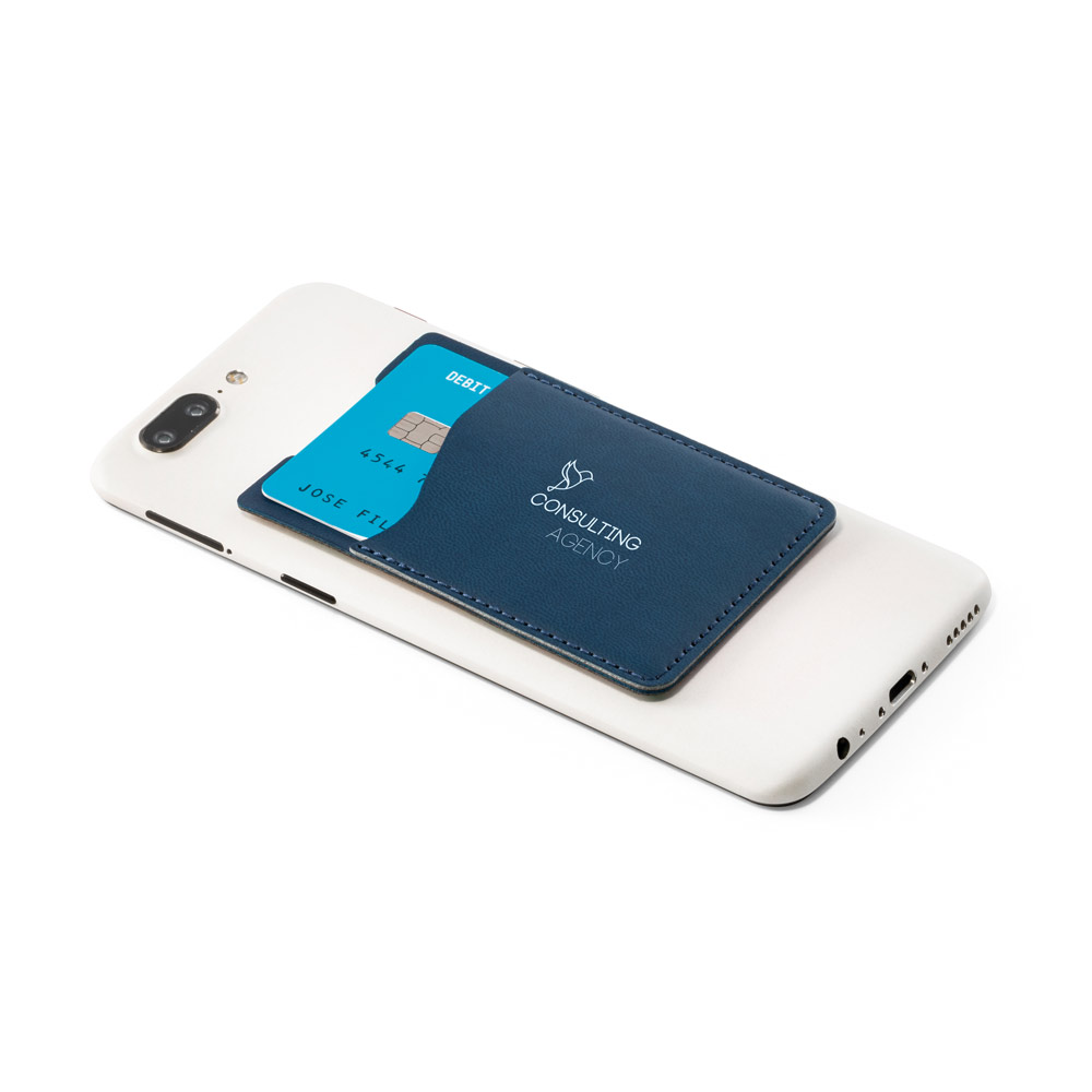 Porta cartões para celular com bloqueio de RFID em PU — foto 4