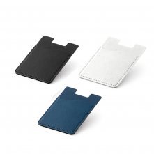 BLOCK. Porta cart&otilde;es para celular com bloqueio de RFID em PU