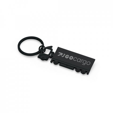 WAGONER. Chaveiro em metal - Preto