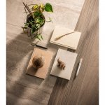 BARLEYPAD. Caderno A5 com res&iacute;duos da cevada (25%) e trapos de algod&atilde;o reciclado (75%), com p&aacute;ginas pautadas recicladas