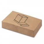 ERWIN. Conjunto de secret&aacute;ria com suporte para celular e copo, em bambu - Natural