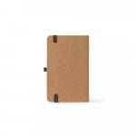 ORWELL POCKET. Caderno de bolso de capa dura em folha de bambu e corti&ccedil;a com p&aacute;ginas pautadas recicladas - Natural