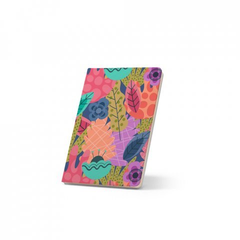 ANNE SUB A6. Caderno A6 com capa r&iacute;gida, ideal para personaliza&ccedil;&atilde;o em sublima&ccedil;&atilde;o - Branco