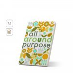 ANNE SUB A6. Caderno A6 com capa r&iacute;gida, ideal para personaliza&ccedil;&atilde;o em sublima&ccedil;&atilde;o